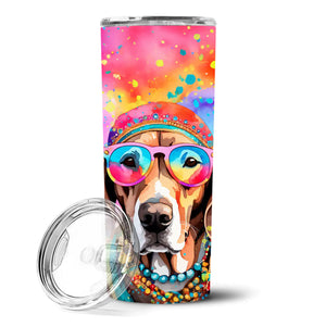 Weimaraner Hippie Dawg Stainless Steel Skinny Tumbler