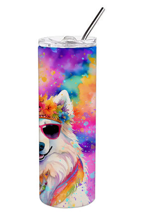 Samoyed Hippie Dawg Stainless Steel Skinny Tumbler