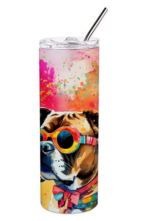 Boxer Hippie Dawg Stainless Steel Skinny Tumbler