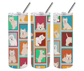 Lots of Westie Stainless Steel Skinny Tumbler