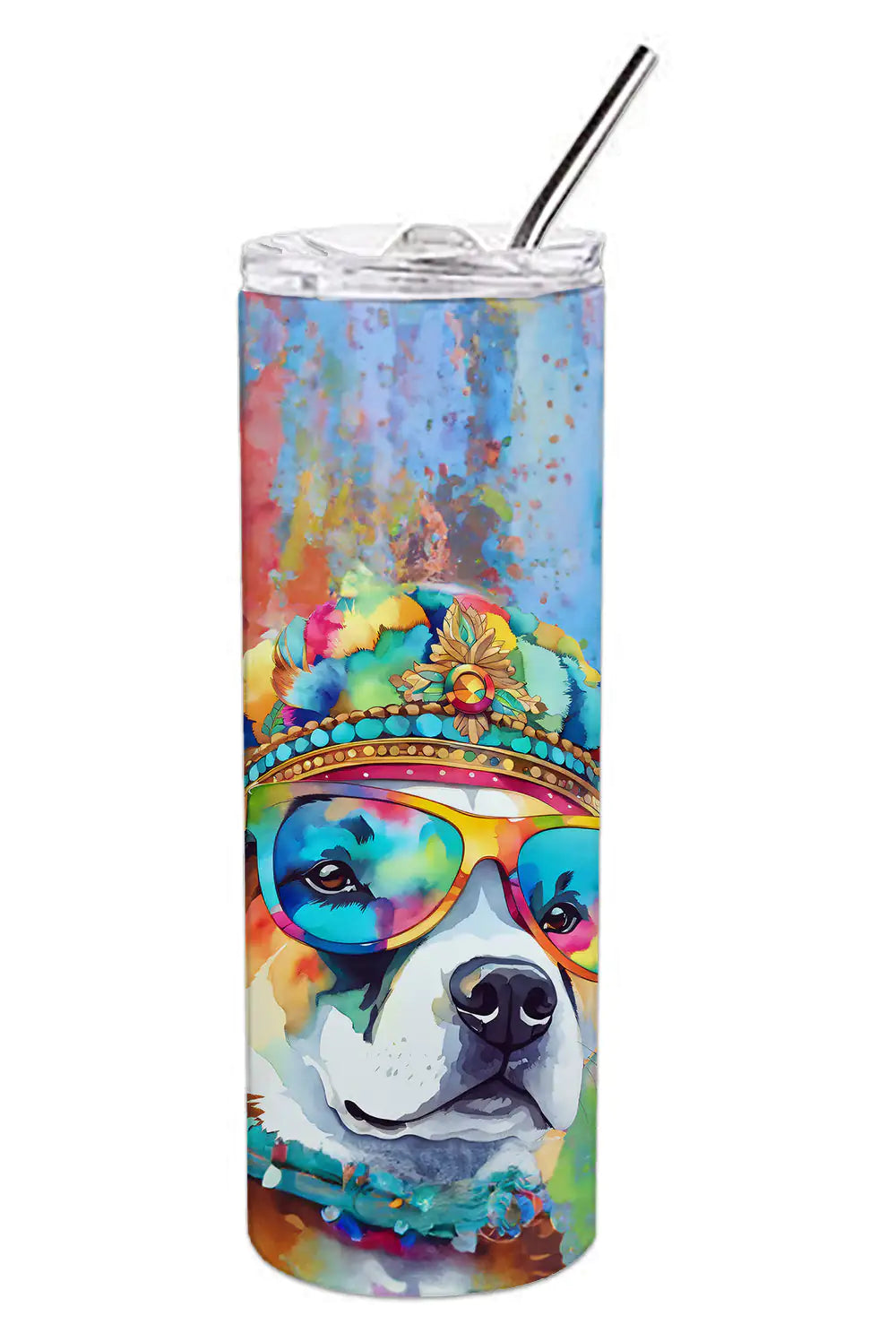 Akita Hippie Dawg Stainless Steel Skinny Tumbler