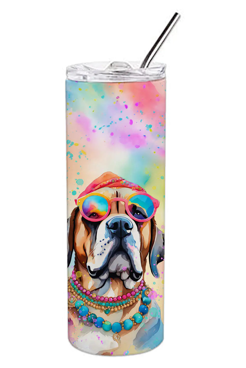 Mastiff Hippie Dawg Stainless Steel Skinny Tumbler