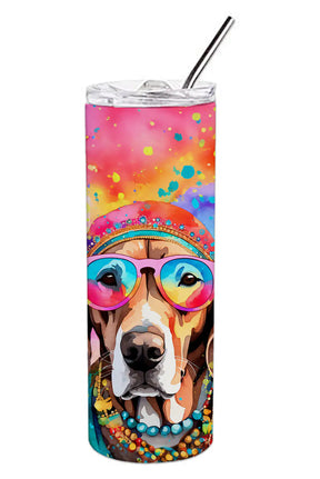 Weimaraner Hippie Dawg Stainless Steel Skinny Tumbler