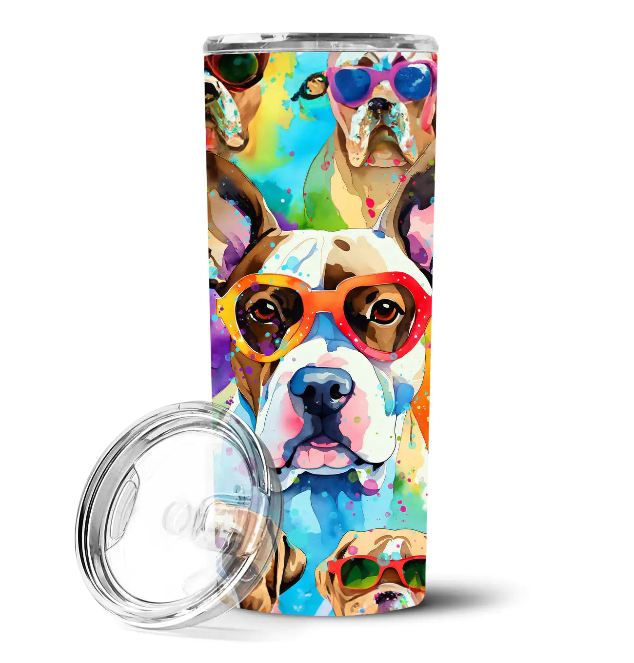 Boxer Hippie Dawg Stainless Steel Skinny Tumbler