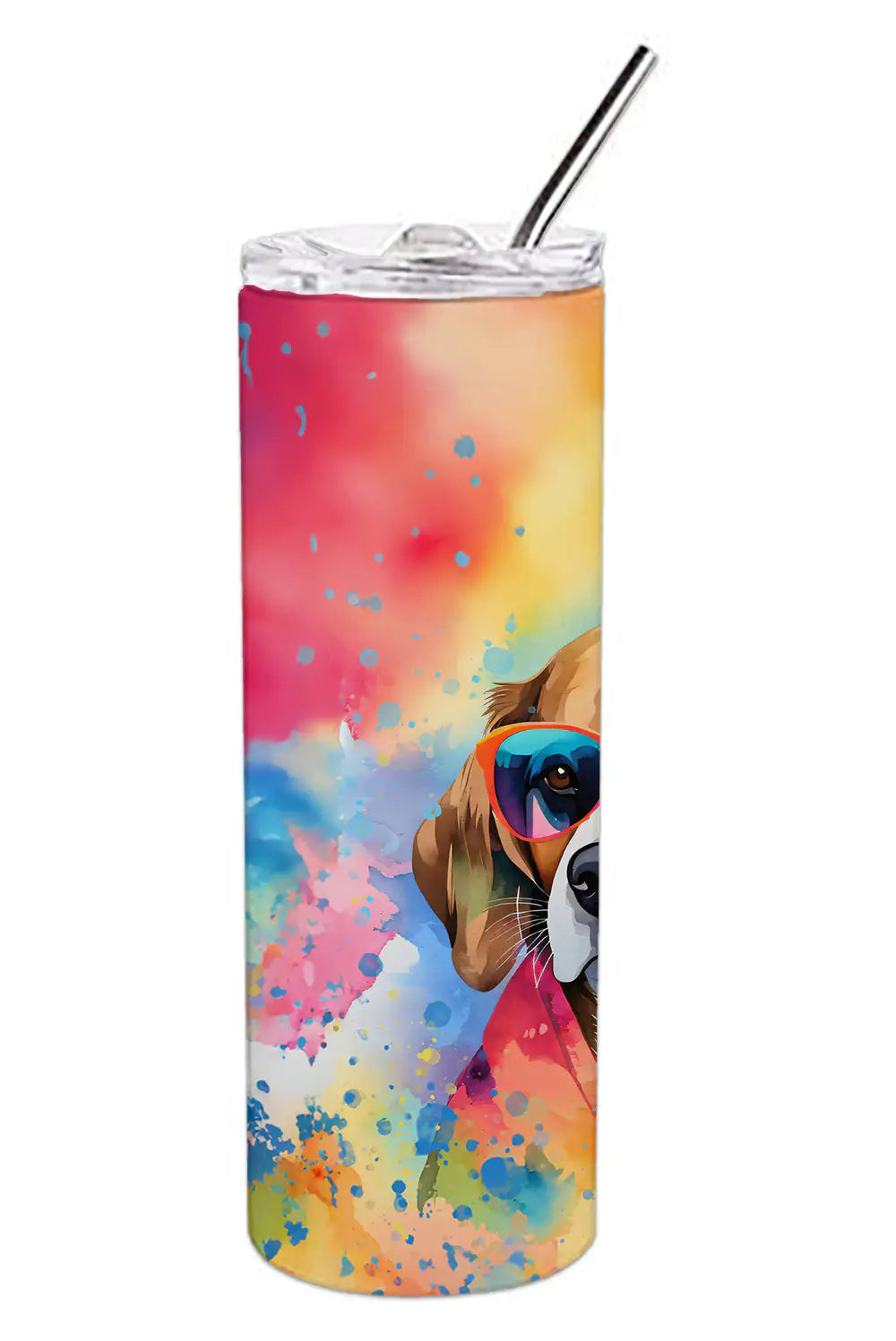 Beagle Hippie Dawg Stainless Steel Skinny Tumbler