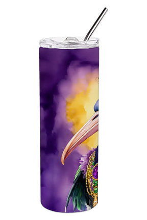 Pelican Mardi Gras Stainless Steel Skinny Tumbler