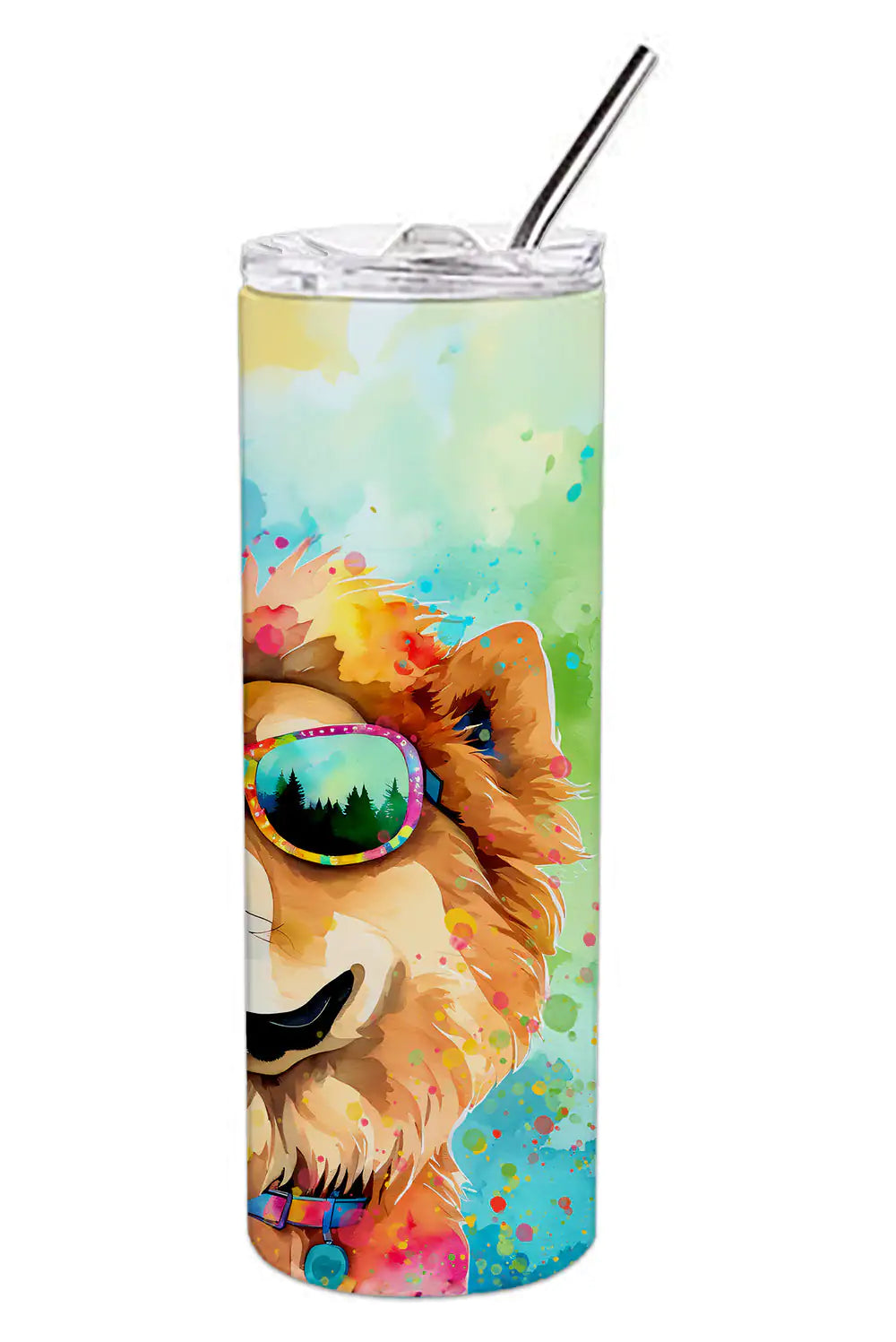 Chow Chow Hippie Dawg Stainless Steel Skinny Tumbler