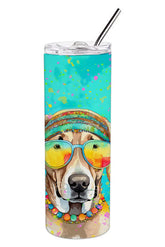 Weimaraner Hippie Dawg Stainless Steel Skinny Tumbler