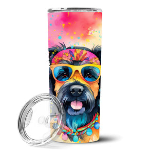 Scottish Terrier Hippie Dawg Stainless Steel Skinny Tumbler