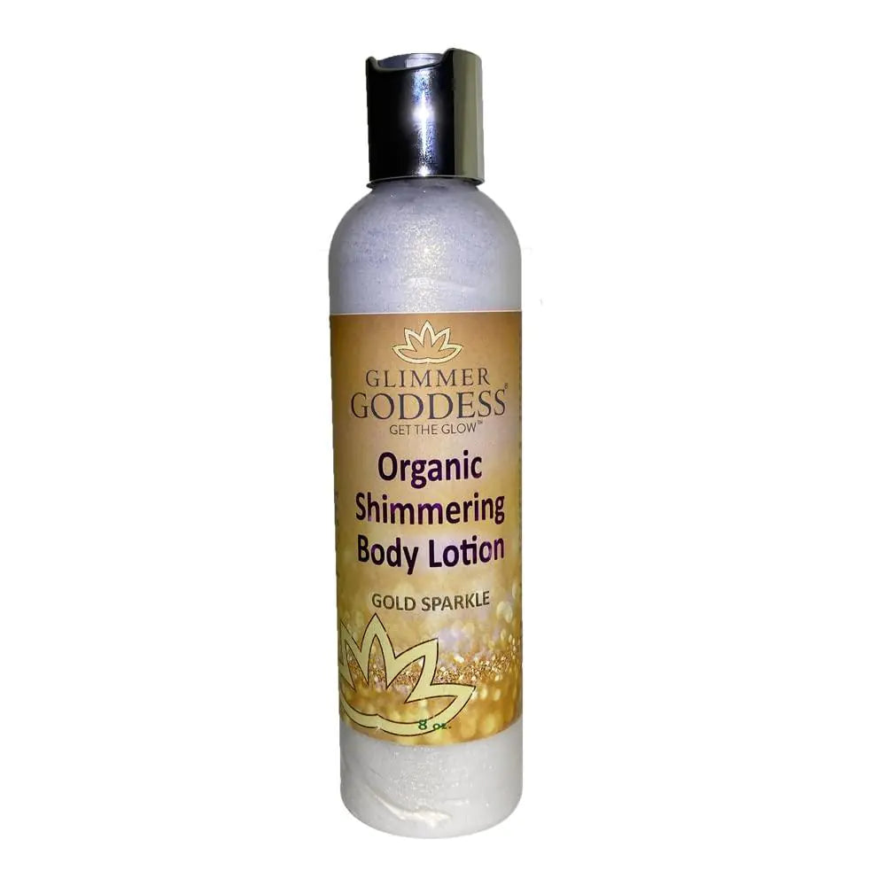 Super Level 3 Gold Body Shimmer Organic Body Shimmer Lotion Moisturizing 8 fl oz