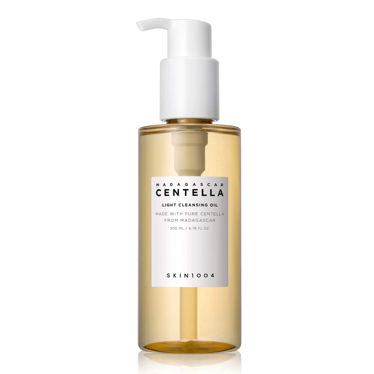 SKIN1004 Madagascar Centella Light Cleansing Oil 6.76 fl.oz, 200ml | Gentle Oil Cleanser for Face, Korean Facial Cleanser, Double Cleansing