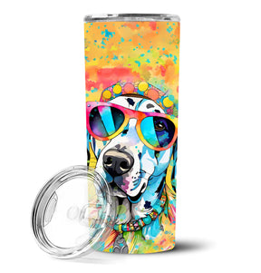 Dalmatian Hippie Dawg Stainless Steel Skinny Tumbler