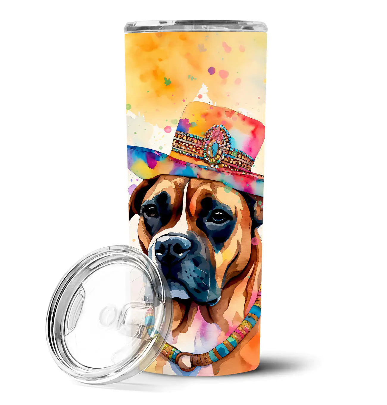 Boxer Hippie Dawg Stainless Steel Skinny Tumbler