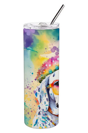 Dalmatian Hippie Dawg Stainless Steel Skinny Tumbler