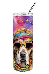 Weimaraner Hippie Dawg Stainless Steel Skinny Tumbler